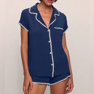 Eberjey Frida Tencel Modal Shortie Short PJ Set